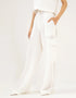 TEXTURED CARGO WIDELEG PANTS